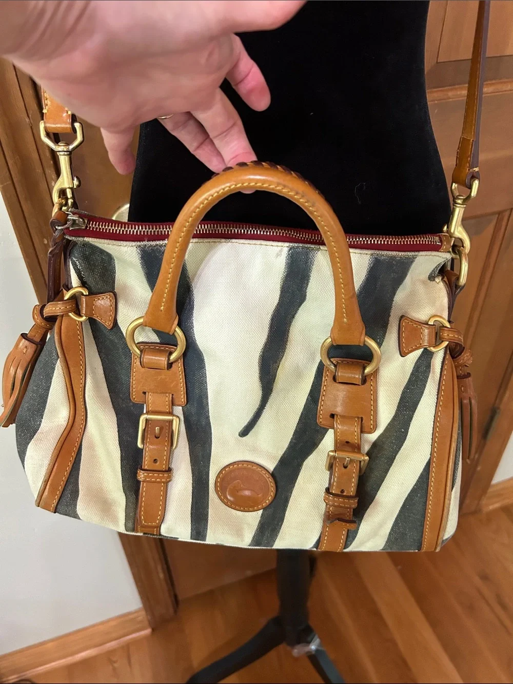 Dooney and  Bourke Zebra Satchel